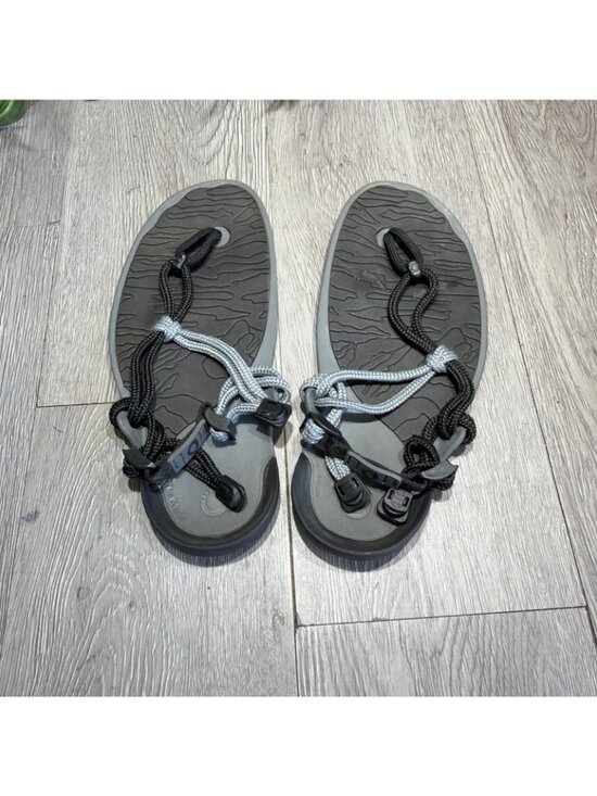 Xero Shoes Amuri Cloud Minimalist Barefoot Hiking Running Sandals M8 W9 Blk main image 8